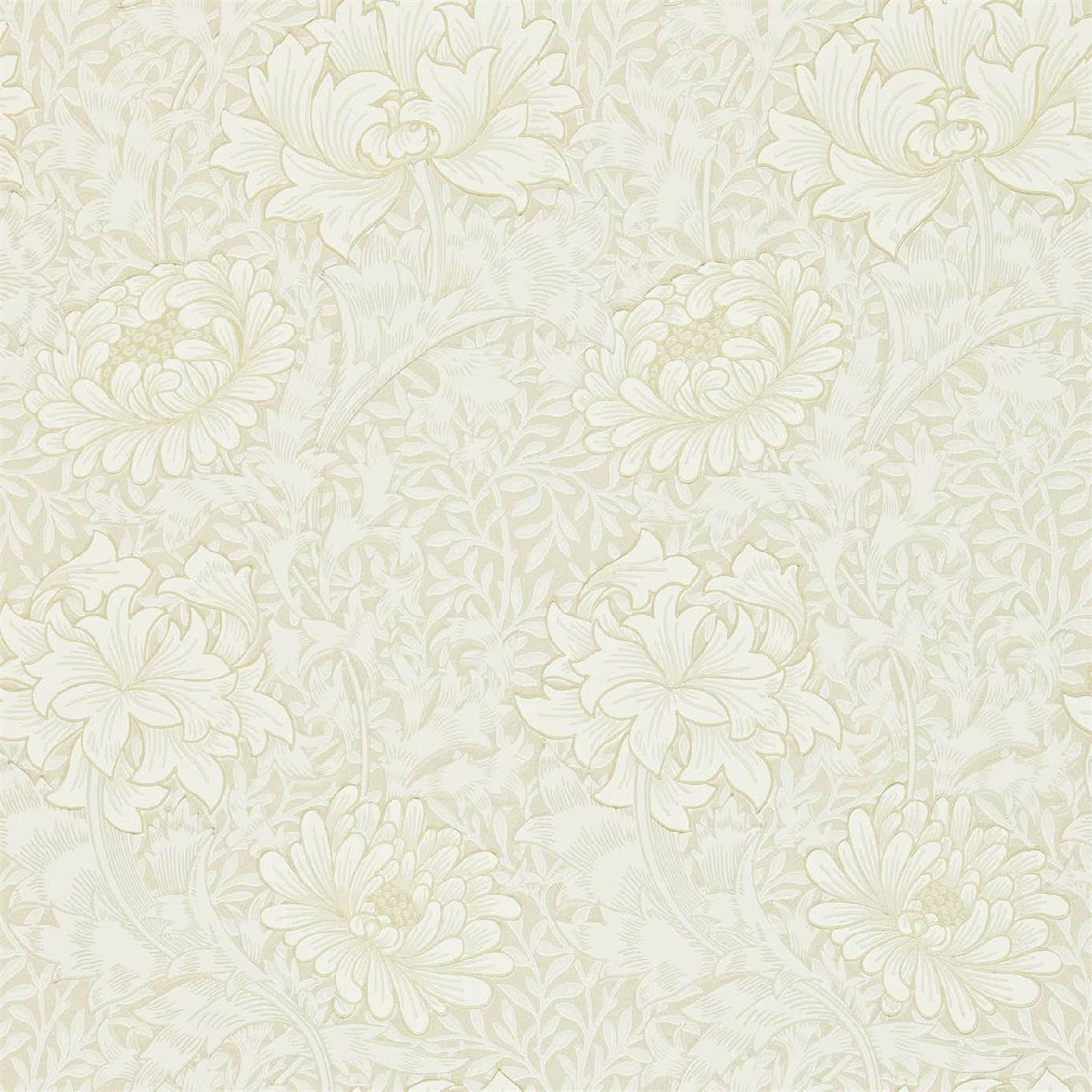 216823 Chrysanthemum Compilation Wallpaper By Morris & Co