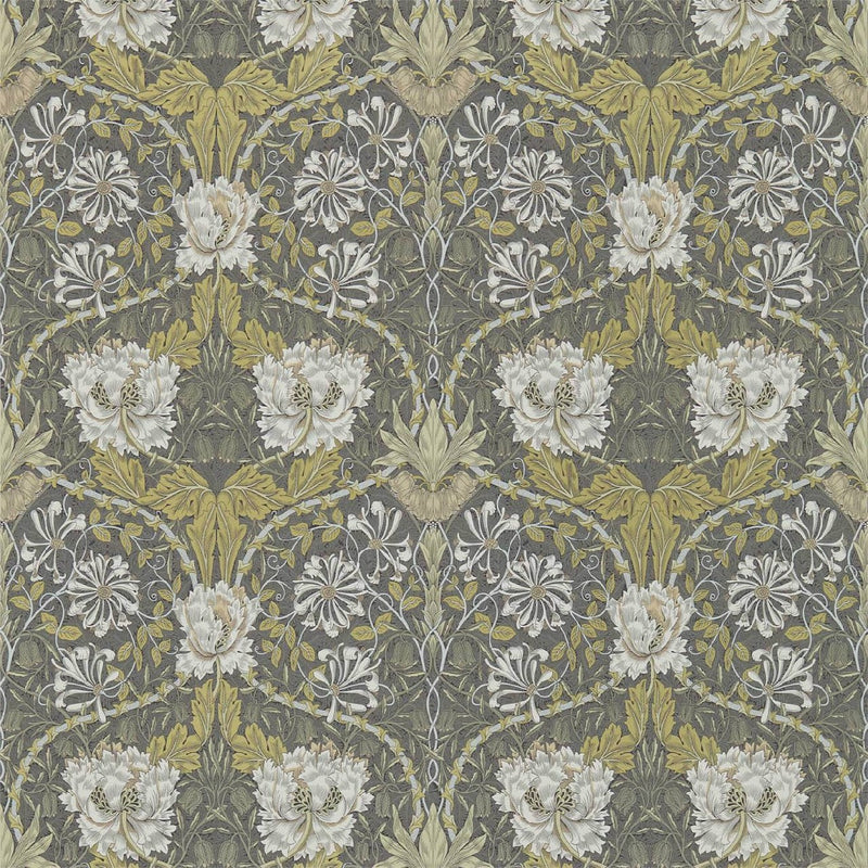 216827 Honeysuckle & Tulip Compilation Wallpaper By Morris & Co