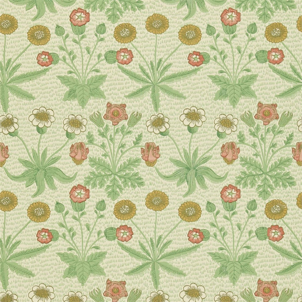 216838 Daisy Compilation Wallpaper by Morris & Co