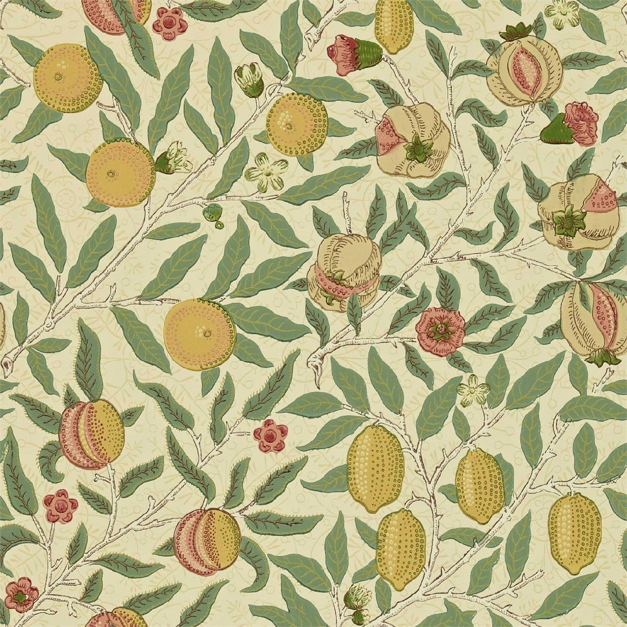 216859 Fruit Compilation Wallpaper by Morris & Co