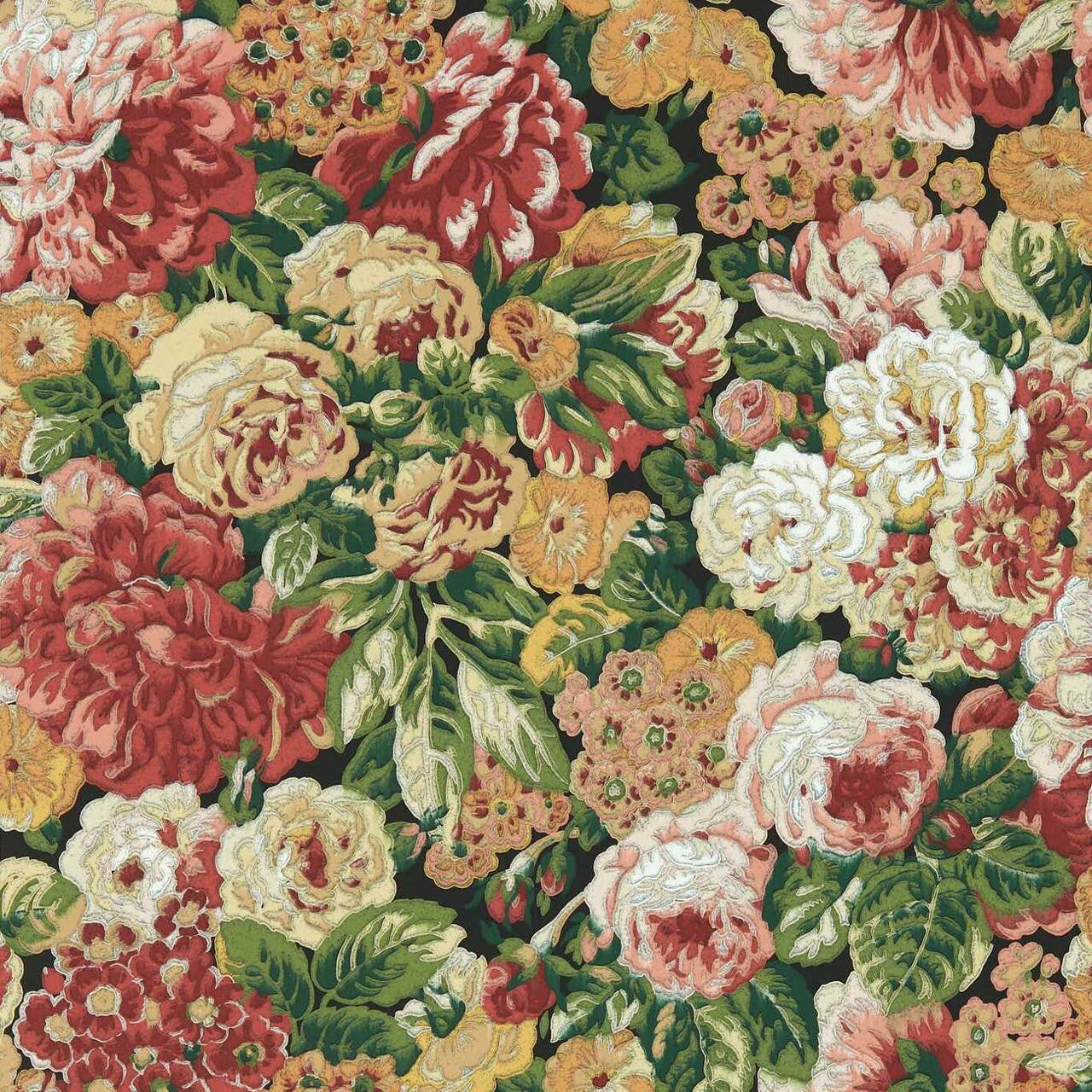 DOSW217028 Rose And Peony One Sixty Wallpaper By Sanderson
