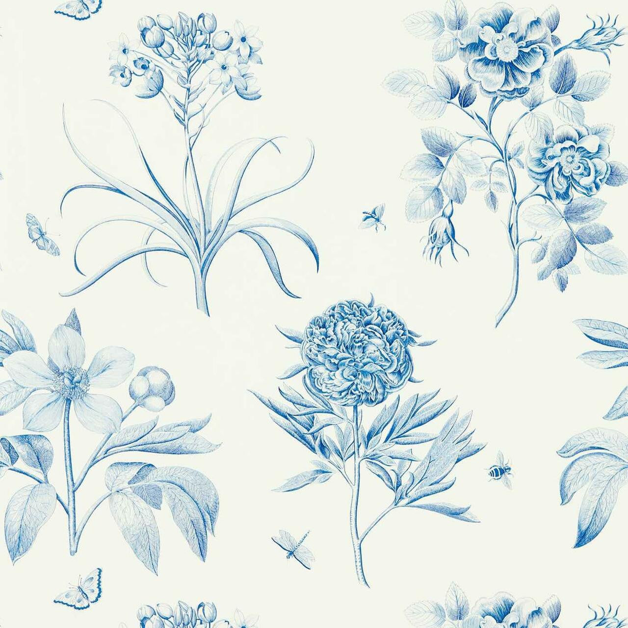 DOSW217052 Etchings & Roses One Sixty Wallpaper By Sanderson