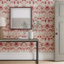 217059 Simply Strawberry Thief Simply Morris Wallpaper By Morris & Co