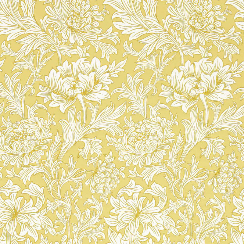 217068 Chrysanthemum Toile Simply Morris Wallpaper By Morris & Co