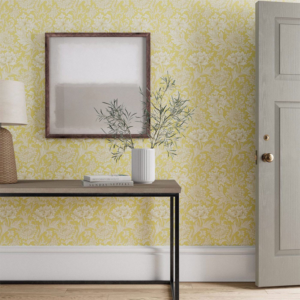Chrysanthemum Toile Simply Morris Wallpaper By Morris & Co