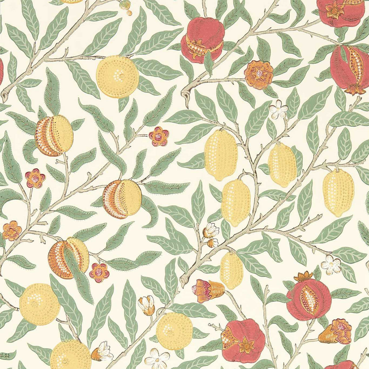 217087 Fruit Simply Morris Wallpaper By Morris & Co
