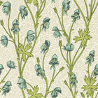217344 Monkshood Bedford Park Aqua & Peashoot Wallpaper by Morris & Co