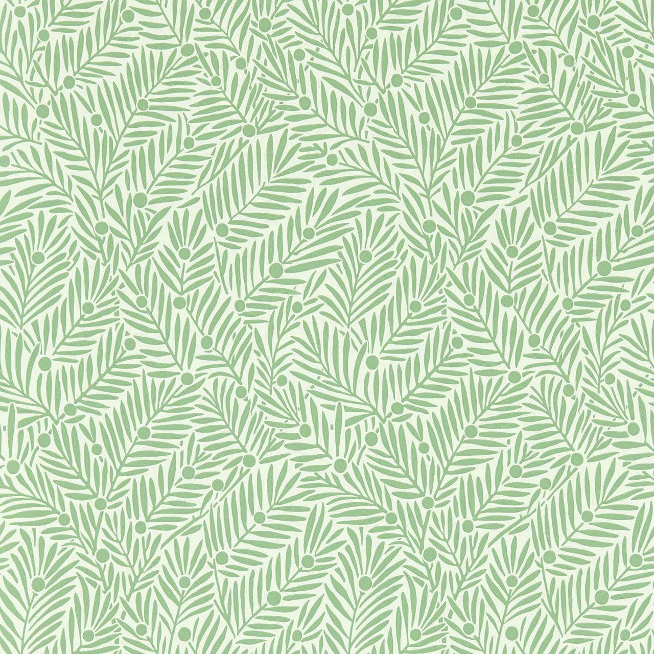 217346 Yew & Aril Bedford Park Spearmint Wallpaper by Morris & Co