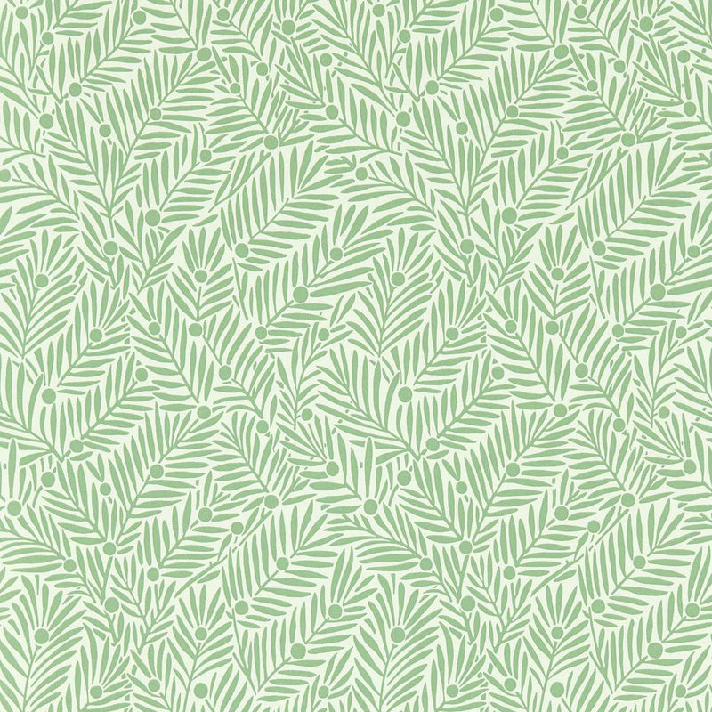 217346 Yew & Aril Bedford Park Spearmint Wallpaper by Morris & Co