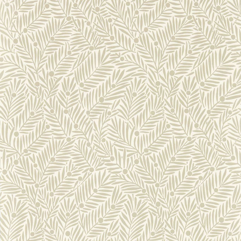 217347 Yew & Aril Bedford Park Rice Paper Wallpaper by Morris & Co