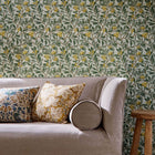 217356 Arbutus Morris & Friends Sage and Lemon Wallpaper by Morris & Co