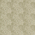 Marigold Archive Prints Olive/Linen Fabric by Morris & Co