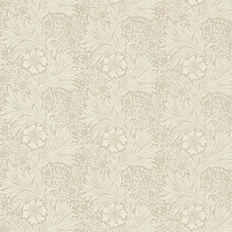 220319 Marigold Archive Prints Linen/Ivory Fabric by Morris & Co