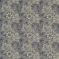 Marigold Archive Prints Indigo/Linen Fabric by Morris & Co