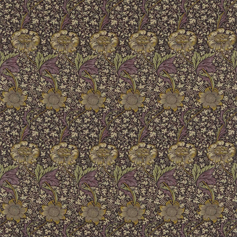 220323 Kennet Archive Prints Grape/Gold Fabric by Morris & Co