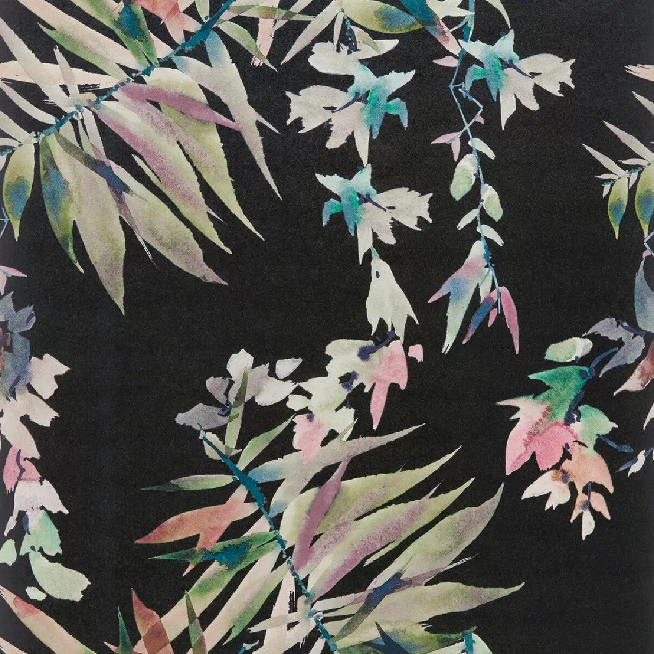 2210-160-03 Essence Sable Black Wallpaper By 1838 Wallcoverings