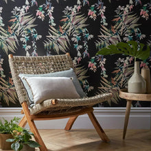 2210-160-03 Essence Sable Black Wallpaper By 1838 Wallcoverings