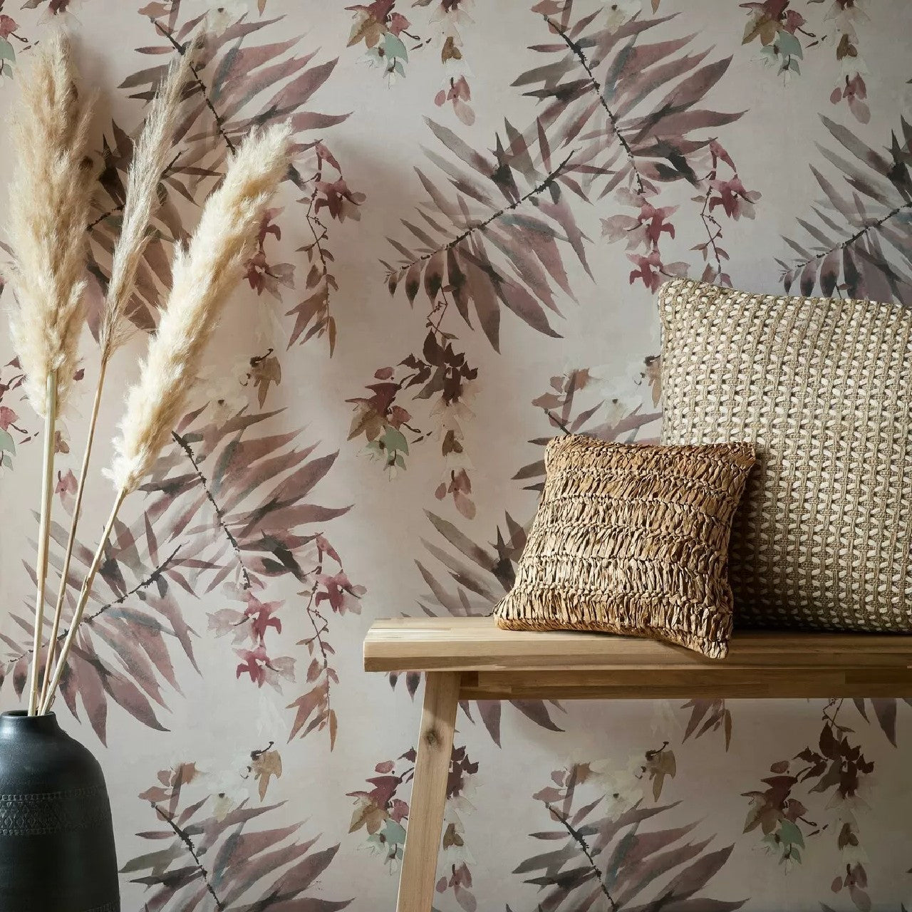 2210-160-04 Essence Pink Quartz Wallpaper By 1838 Wallcoverings