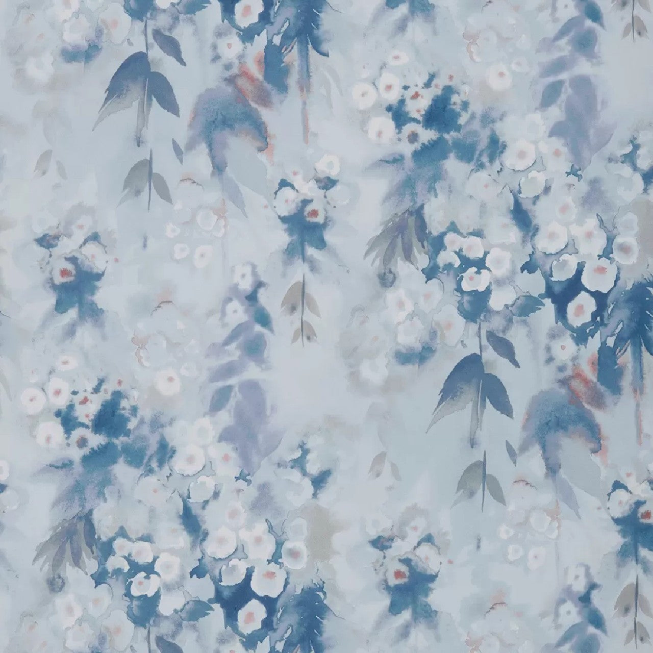 2210-162-03 Essence Cascade Cornflower Blue Wallpaper By 1838 Wallcoverings