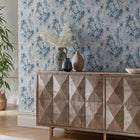 2210-162-03 Essence Cascade Cornflower Blue Wallpaper By 1838 Wallcoverings