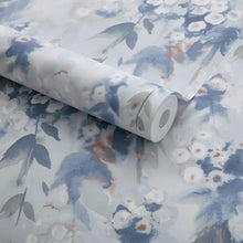 2210-162-03 Essence Cascade Cornflower Blue Wallpaper By 1838 Wallcoverings