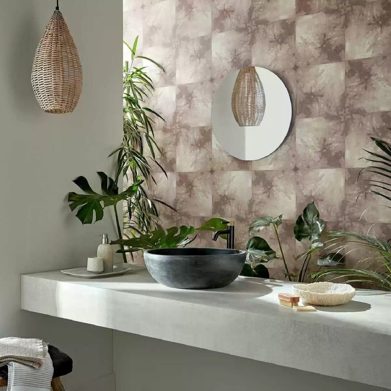 2210-164-03 Essence Crystalline Carnelian Brown Wallpaper By 1838 Wallcoverings