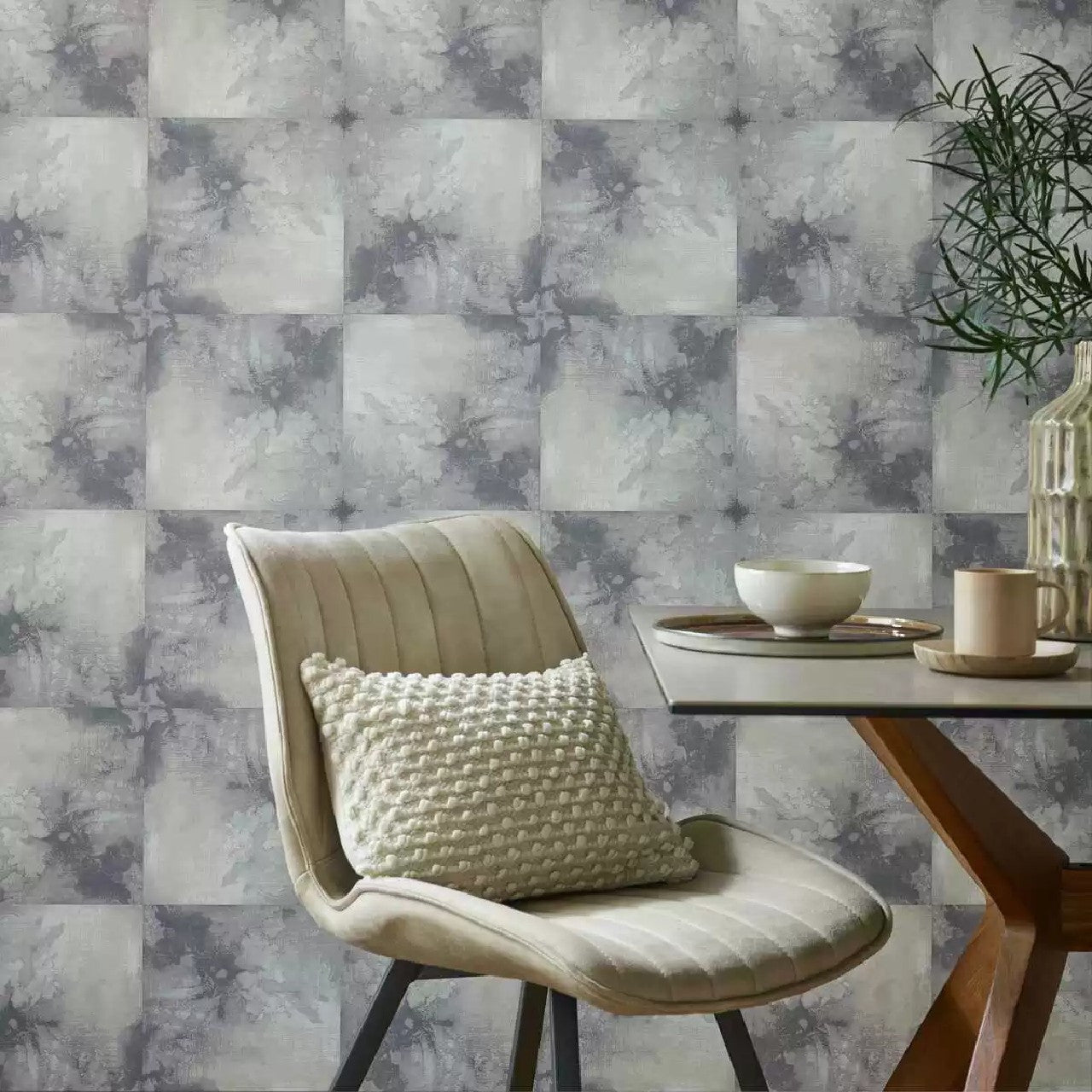 2210-164-04 Essence Crystalline Quartz Grey Wallpaper By 1838 Wallcoverings