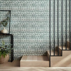 2210-165-02 Essence Mineral Eucalyptus Green Wallpaper By 1838 Wallcoverings