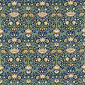 Lodden Archive II Prints Indigo/Mineral Fabric by Morris & Co