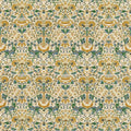Lodden Archive II Prints Manilla/Bayleaf Fabric by Morris & Co