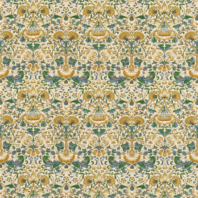 222522 Lodden Archive II Prints Manilla/Bayleaf Fabric by Morris & Co