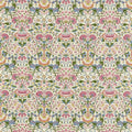 Lodden Archive II Prints Blush/Woad Fabric by Morris & Co
