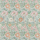 222532 Pink & Rose Archive II Prints Eggshell/Rose Fabric by Morris & Co