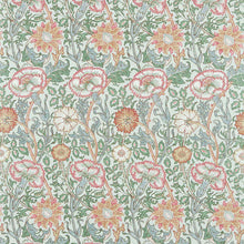 222532 Pink & Rose Archive II Prints Eggshell/Rose Fabric by Morris & Co