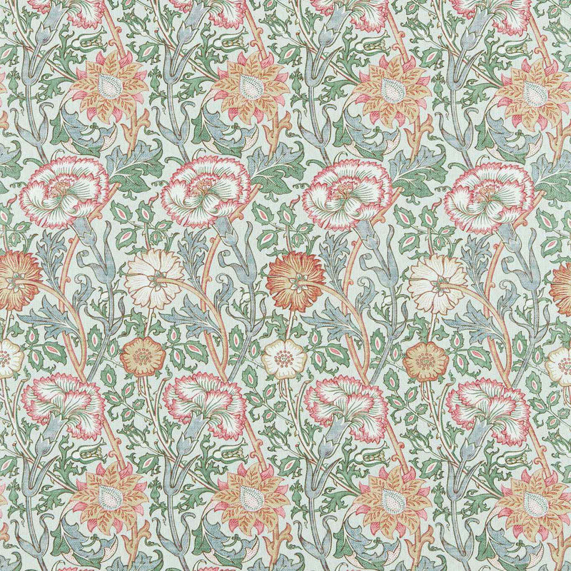 222532 Pink & Rose Archive II Prints Eggshell/Rose Fabric by Morris & Co