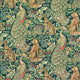 Forest Velvet Archive II Prints Azure Fabric by Morris & Co