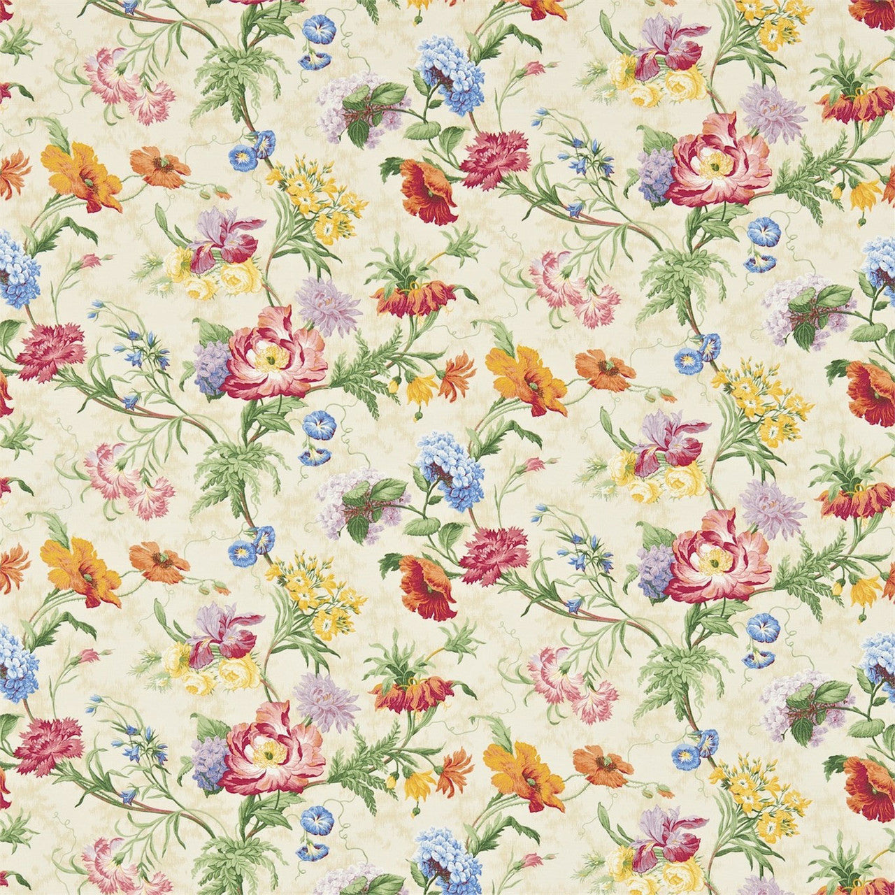 224455 Avening One Sixty Neutral/Multi Fabric by Sanderson