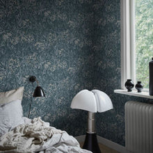225-66 Malin Kolonin Indigo Blue Wallpaper By Sandberg