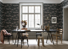 225-81-Black Malin Sandberg Edition Wallpaper by Sandberg