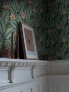 2250 Hidden Ivy Green and Multi Wallpaper by Boråstapeter