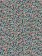 2251 Hidden Ivy Blue and Multi Wallpaper by Boråstapeter