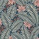 Hidden Ivy Blue and Multi Treasured Wallpaper by Boråstapeter