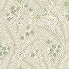 2252 Hidden Ivy Beige and Green Wallpaper by Boråstapeter