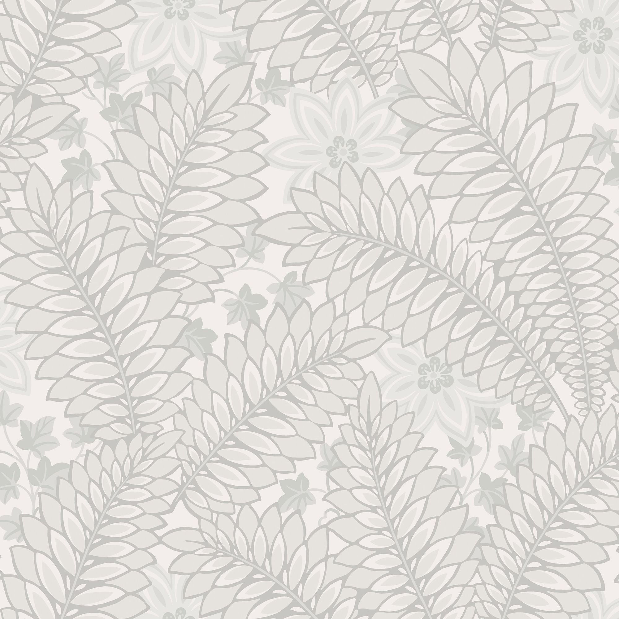 2253 Hidden Ivy Grey Wallpaper by Boråstapeter