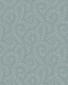 2254 Wild Ferns Blue Wallpaper by Boråstapeter