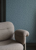 2254 Wild Ferns Blue Wallpaper by Boråstapeter