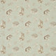 Squirrel & Hedgehog Country Woodland Seaspray/Charcoal Fabric by Sanderson