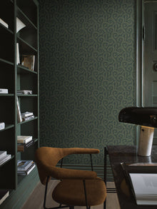 2258 Wild Ferns Green Wallpaper by Boråstapeter