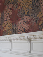 2259 Velvet Leaves Red and Brown Wallpaper by Boråstapeter