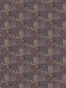 2260 Velvet Leaves Purple and Brown Wallpaper by Boråstapeter